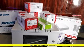 HIkVision CCTV Camera Installation and Setup [upl. by Frantz]