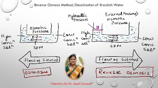 Reverse Osmosis Method By Dr Anjali Ssaxena [upl. by Hseham254]