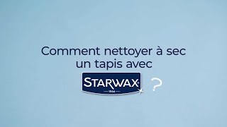 Comment nettoyer à sec un tapis avec Starwax [upl. by Daryn]