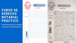 El protocolo Derecho Notarial Guatemala Curso Gratis 210 [upl. by Antipus]