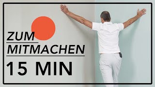 15 Minuten Dehnungsroutine für einen geraden Rücken [upl. by Ainos701]