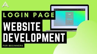 Front end web development tutorial for beginners  How to create a website  login page [upl. by Nelleyram]