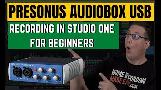 Presonus AudioBox USB  How To Get Started  For Beginners [upl. by Inaej]