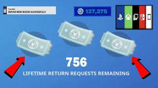 How To Get MORE REFUNDS TICKET in Fortnite Chapter 2 Season 5 EASY FORTNITE REFUND TICKET TUTORIAL [upl. by Nahpets]