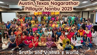 Texas Pillayar Nonbu Vlog 2023 Austinநகரத்தார் பிள்ளையார் நோன்புChettinad Pillayar Nombu [upl. by Naraa]