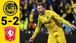 BodoGlimt  FC Twente 52 Highlights  UEFA Europa League  20242025 [upl. by Oakman290]