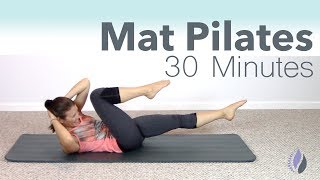 30 Minute Mat Pilates Workout [upl. by Ennayllek]