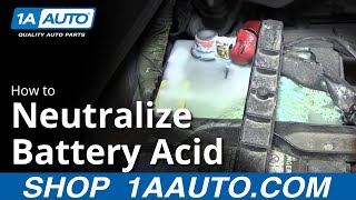 How To Neutralize amp Clean Battery Acid Corrosion [upl. by Ruthi]