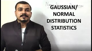 STATISTICS Gaussian Normal Distribution [upl. by Suoinuj]