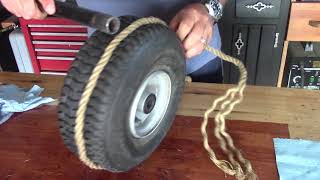 How To Inflate A Tractor Tire Off The Rim [upl. by Oys]