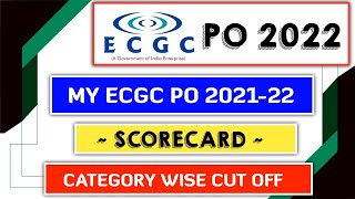 MY ECGC PO 202122 SCORECARD [upl. by Matilde]