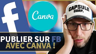 Comment utiliser Canva pour créer une publication Facebook [upl. by Airamalegna561]