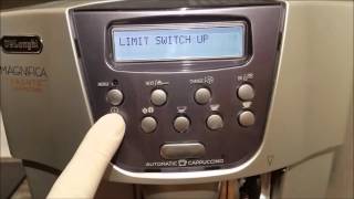 Delonghi ESAM3500 amp ESAM4500 Test Mode [upl. by Mars663]