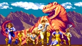 Cadillacs and Dinosaurs Arcade Playthrough  NintendoComplete [upl. by Ayifa]