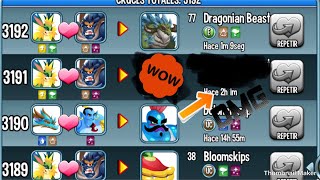 Monster legends Showing my breeding log [upl. by Milas174]