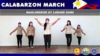 CALABARZON MARCH by VMIS Teachers [upl. by Eldrida]