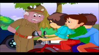 Tintu Mon Comedy  POLICE  Malayalam Animation Cartoon 2017  Tintu Mon Rockzzzz [upl. by Analli]