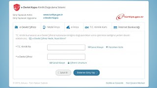 EDevlet Giriş Yapma  Nasıl Giriş Yapılır [upl. by Analli]