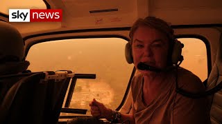 Flying through Australias bushfires [upl. by Trici]