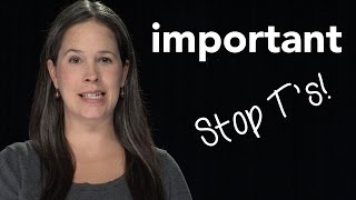 How to Pronounce IMPORTANT  American English [upl. by Kcub440]