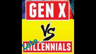 Gen X vs Late Millennials from 1990ish  on amp Gen Z [upl. by Gusti]