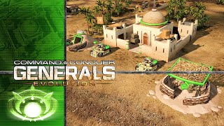 Command and Conquer Generals Evolution 2021  FFA Gameplay [upl. by Ahsuat711]