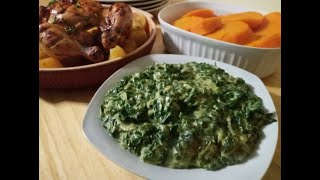 Delicious Creamed Spinach [upl. by Nagem]