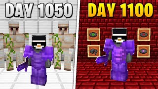 I Survived 1100 Days in HARDCORE Minecraft [upl. by Stanislaw]