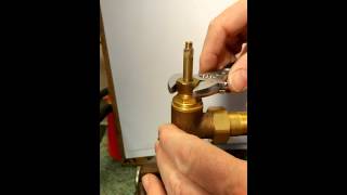 Radiator Valve Packing Gland  How to tighten amp repair old school radiator valves [upl. by Tory]