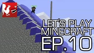 Lets Play Minecraft  Episode 10  Wipeout Part 1  Rooster Teeth [upl. by Ramedlav]