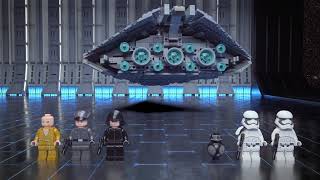 First Order Star Destroyer  LEGO Star Wars  75190  Product Animation [upl. by Ardnuasac]