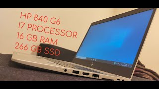 HP 840 G6 I7 16GB Ram 256GB SSD [upl. by Coward622]