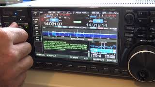 Icom IC7610 PSKRTTY Operation No PC Required [upl. by Florida614]