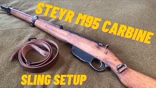 Steyr M95 Carbine Sling Setup [upl. by Groveman]