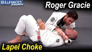 BJJ Basics  Lapel Choke by Roger Gracie [upl. by Leasi]