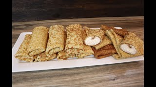 Russian Style Cooking Blini │Super easy Dessert Recipe [upl. by Wernsman]