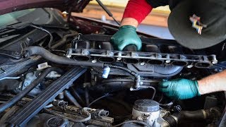 BMW N52 How To Replace CCV Intake Manifold Removal Step By Step Guide [upl. by Adnauqahs]