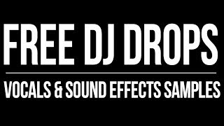 FREE DJ DROPS SAMPLES  DJ Drops 247  Brandon Futch  Sound Effects  Voice Over [upl. by Greenleaf61]