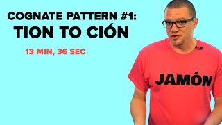 Spanish Cognate Pattern 1 TION to CIÓN Nouns S03E01 [upl. by Kinna]