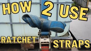 How to use ratchet Straps [upl. by Chiquita204]