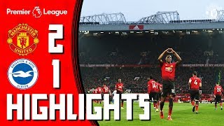 Highlights  Manchester United 21 Brighton  Pogba amp Rashford seal the win  Premier League [upl. by Yerxa]