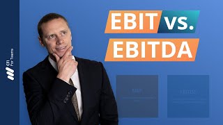 EBIT vs EBITDA [upl. by Michelina]