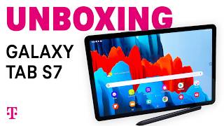 Samsung Galaxy Tab S7 5G amp S7 5G Unboxing  TMobile [upl. by Reede]