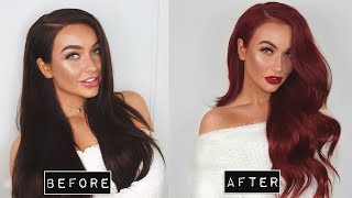 HOW TO Go from DARK BROWN to RED at home in 1 Day [upl. by Vernen158]