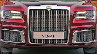 Aurus Senat 20192021 The Russian RollsRoyce [upl. by Eanrahs]