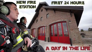 First 24 Hours in a New Fire Station  A Day in the Life [upl. by Afinom]