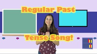 Regular Past Tense Verbs Song  Songs for Speech Therapy and ELD [upl. by Voss]