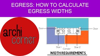 AC 011  Egress How to Calculate Egress Widths [upl. by Oflodor]