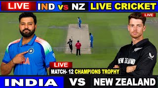 🔴Last 3 Over INDIA vs New Zealand LIVE [upl. by Naitsirhk]