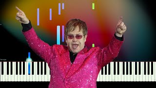 Elton John  Sacrifice Piano Tutorial [upl. by Fritze]